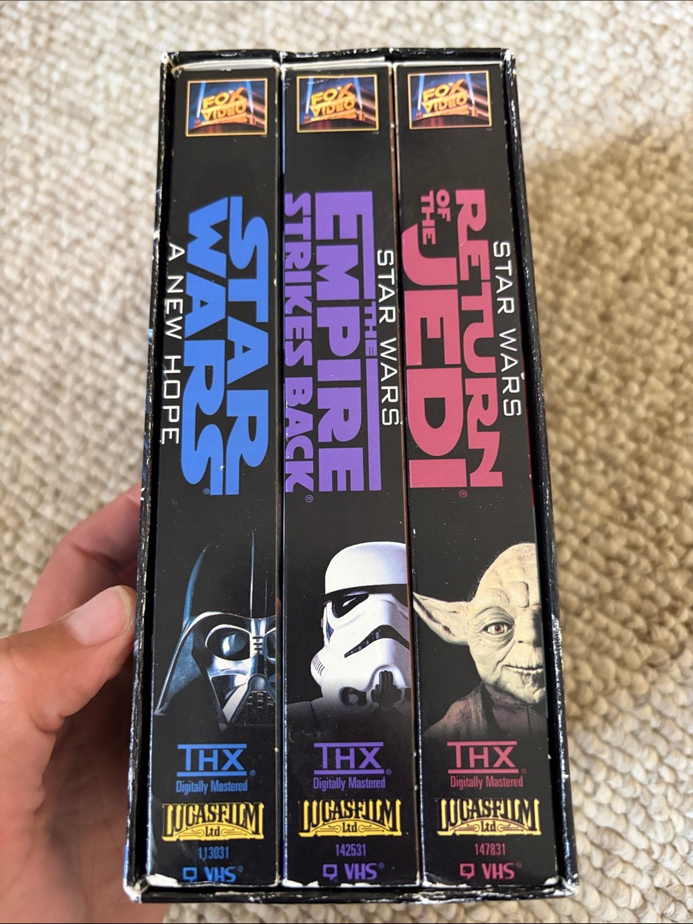Star Wars Trilogy - VHS Black/Blue Collector Edition